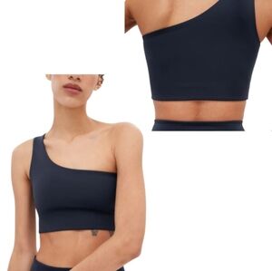 Girlfriend Collective Bianca One Shoulder Bra